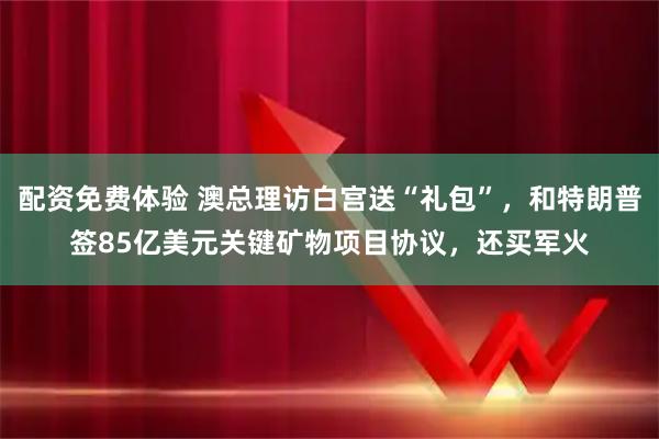 配资免费体验 澳总理访白宫送“礼包”，和特朗普签85亿美元关键矿物项目协议，还买军火